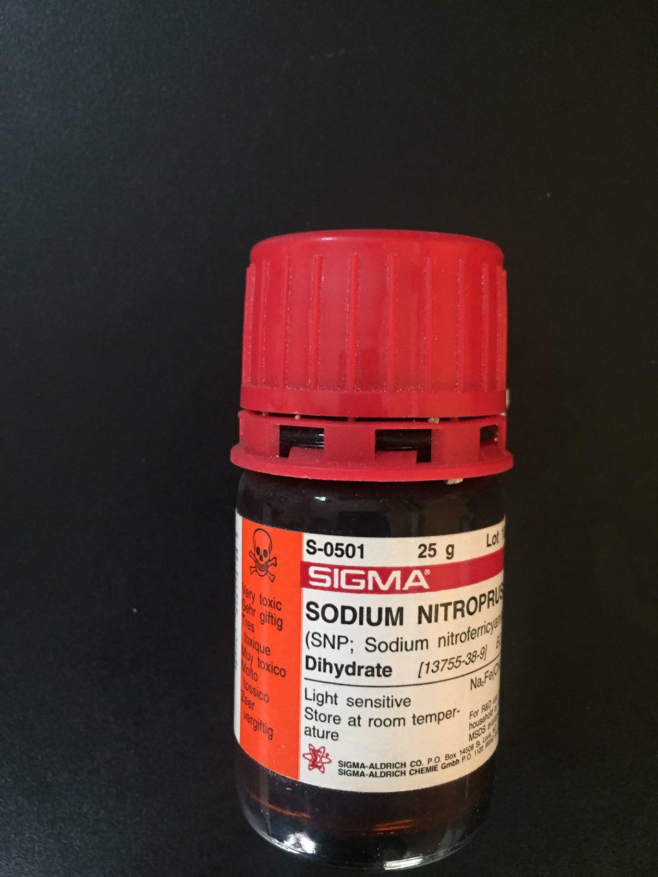 Sodium nitroprusside dihydrate